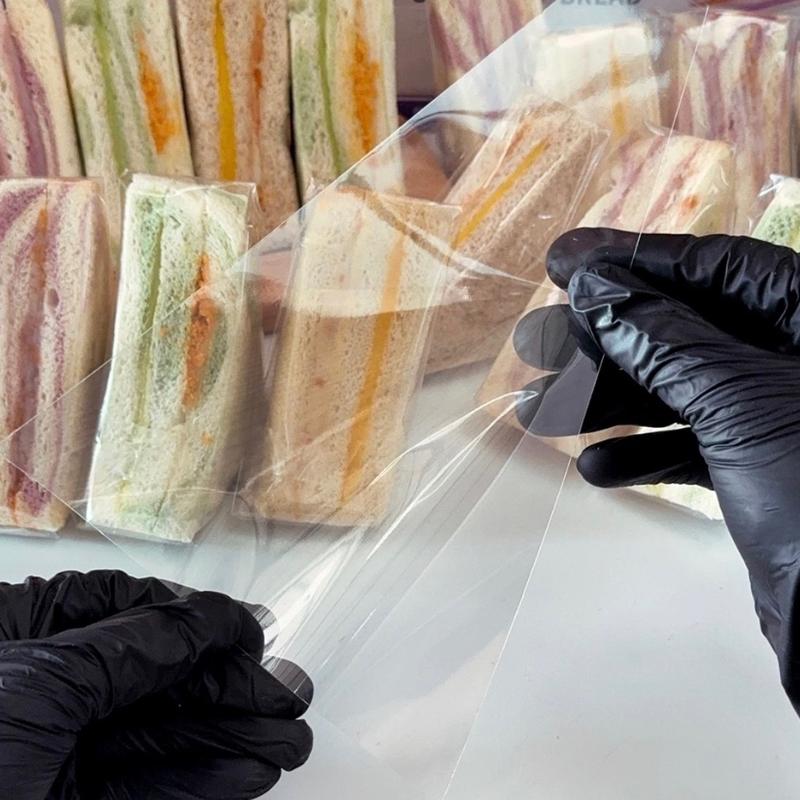 [SẤP 98- 100] túi trong suốt đựng bánh sandwich, túi tam giác trong suốt hở 2 đầu