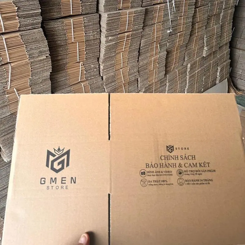 Ok Hộp đóng giày carton bảo vệ đựng giày. Hộp giày dép