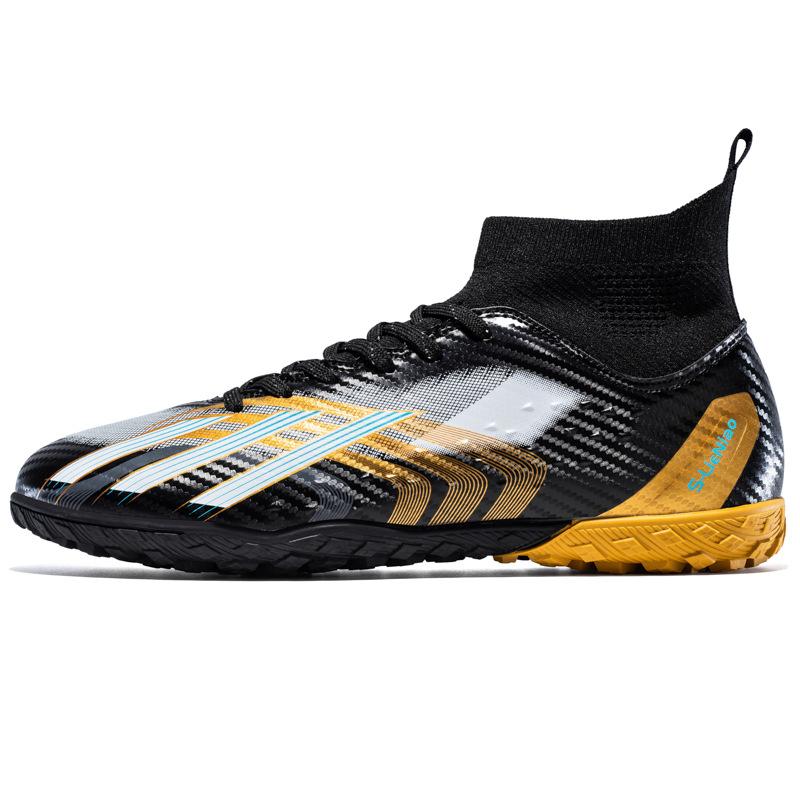 Product Introduction of In Stock Professional Soccer Shoes Long Nail Football Boots Broken Nail Training Shoes 2024 New Soccer Shoes Boys and Girls High-Top Competition Sneaker Broken Nail Student Green Training Shoes 2