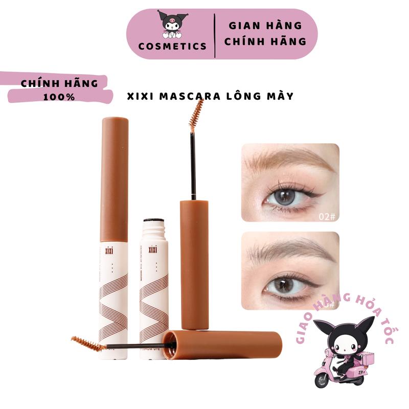 XIXI Mascara Lông Mày XIXI Đổi Màu Lông Mày Lâu Trôi Chống Thấm Nước Đầu Chải Mềm KUROMI.COSMETICS Trang Điểm Women Mỹ Phẩm