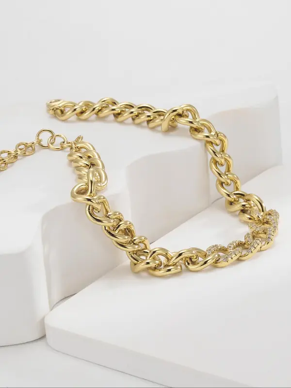 Women's Elegant Chain Bracelet, Exquisite Trendy Bracelet, Fashionable Jewelry for Women & Girls for Party & Daily Clothing Decor 4