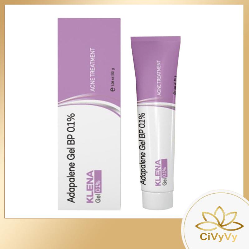 Gel Mụn Klena Forte - Adapalene 0.1% Phù Hợp Da Mụn 30g