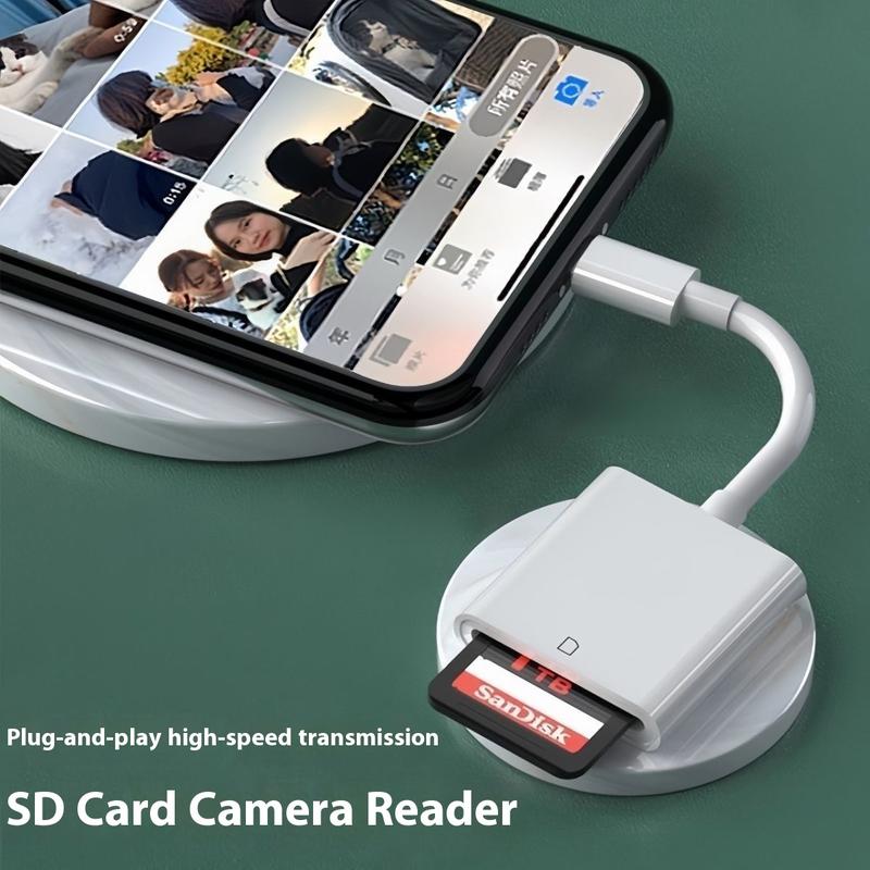 SL for iPhone Apple phone card reader TF/SD card camera Android typec universal U disk OTG adapter 2
