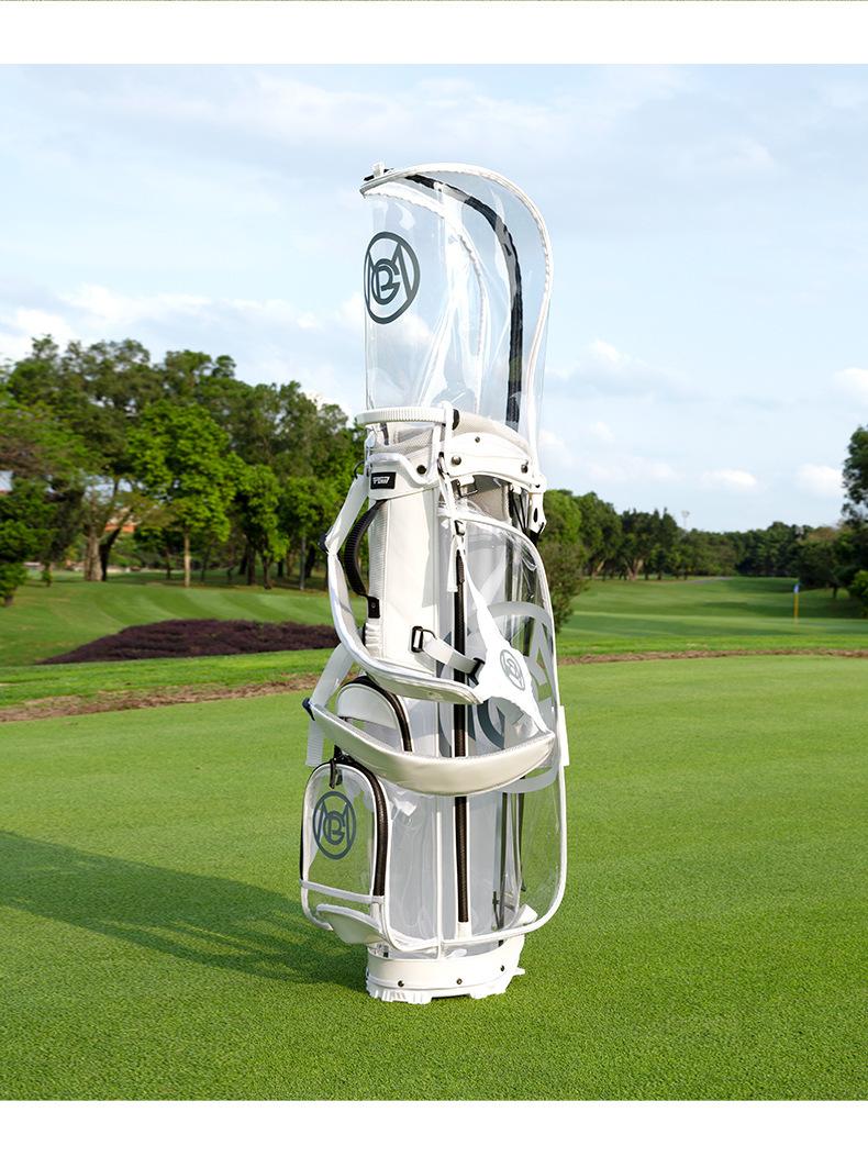 Product Introduction of [PGM] New Golf Bag Stand Bag Unisex Lightweight Club Bag Korean Style Transparent Golf Bag QB131 13
