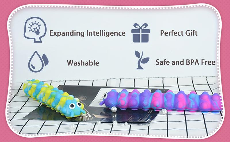 Product Introduction of Fidget Toys Suction Push Pop Bubble Fidget Poppers Sensory Toy Silicone Anxiety Stress Relief Toys for Kids Gift 1