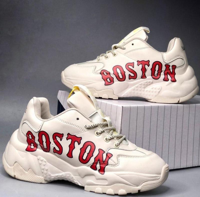 [Full Box] Giày Thể Thao Nam Nữ Bosstonn Full Size 36-44 Đế Độn Sneaker Shoes Đế Bằng