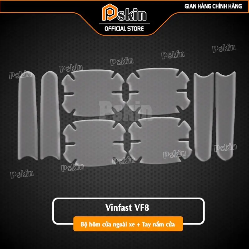 Bộ dán nội thất ô tô Vinfast VF8 PPF trong suốt Pskin chống xước, che mờ vết xước T-Home&More 8
