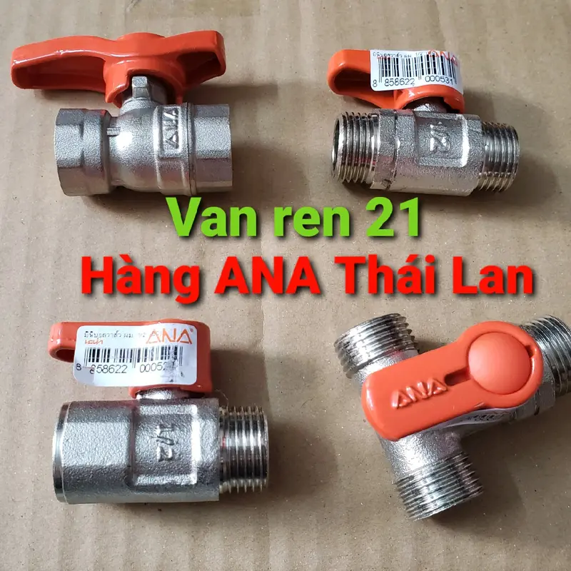 Van Khóa Nước ANA Thái Lan Chính Hãng - Kích thước ren 21 0