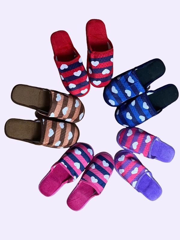 Combo 6 đôi dép bông đi trong nhà đế xốp cực đẹp free size Slipper Nam Nhung DéP dep  quaicaosu