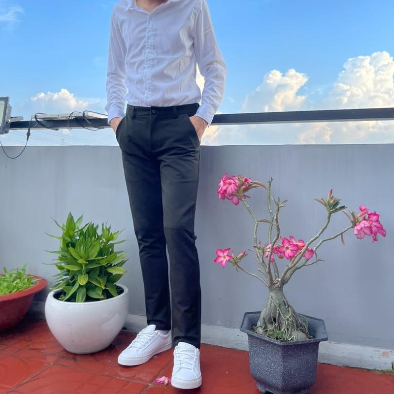 Combo 3 Sản phẩm quần dài tây âu nam ATH xưởng nam  có 8 màu được chọn màu form ôm gọn chất liệu cotton Co giãn dày dặn mềm mịn 3