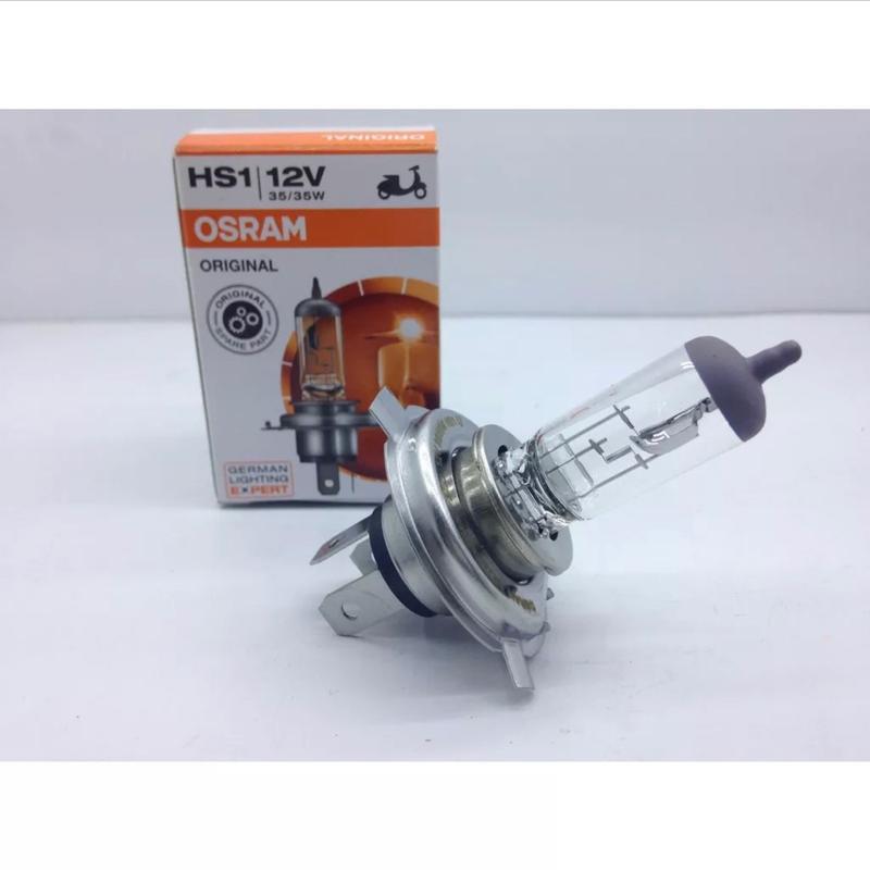 BÓNG ĐÈN HALOGEN OSRAM HS1 VISION, AIR BLADE, WAVE RS, EXCITER TĂNG SÁNG BA CHÂN