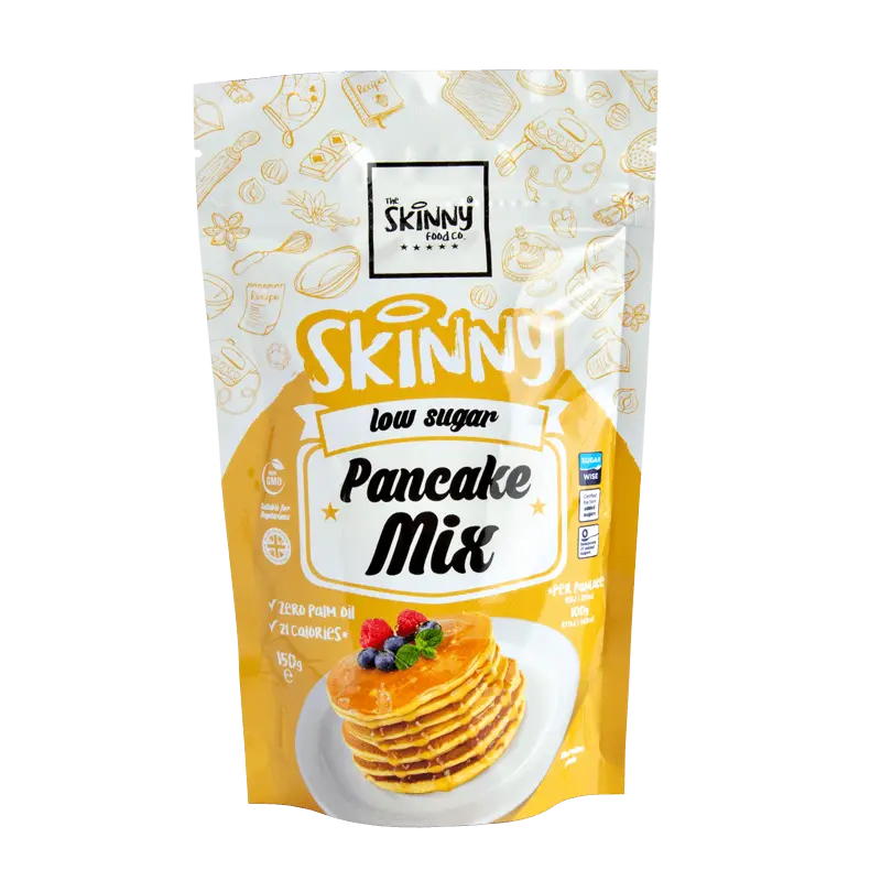 Skinny Low Sugar Pancake Mix - 150g for Sweet Syrup Lovers