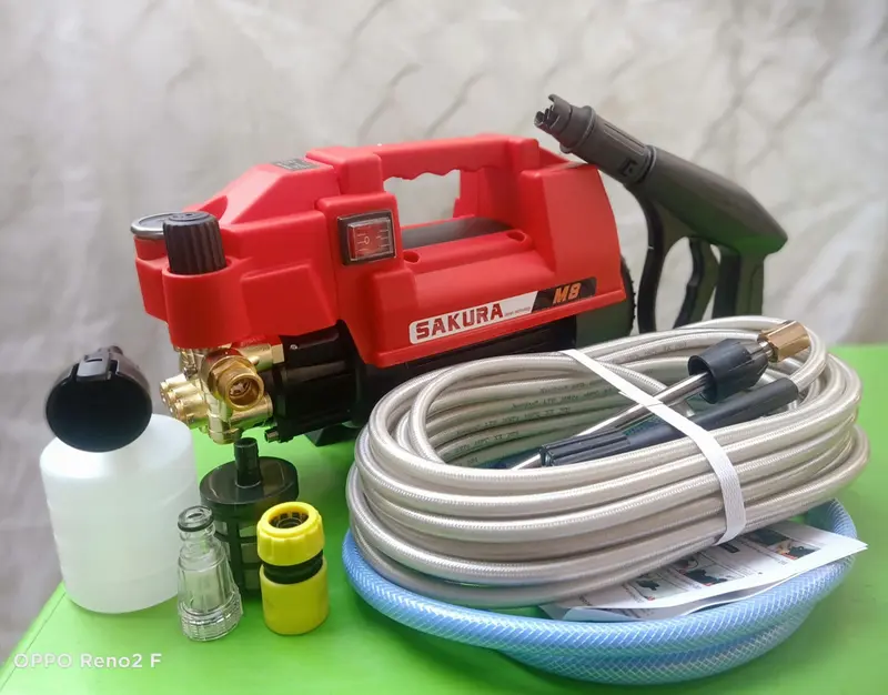 Máy rửa xe áp lực cao Sakura Inverter công suất 3500W máy  nén máy  rửa máy  rửa btec 3500w máy rửa xe  total mayrua xegiadinh xeloidong combo 6