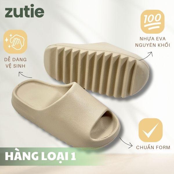 ZUTA SNEAKER - Nhựa Eva Chuẩn Không Mùi, Dép Bánh Mì A, Vân Nhám Răng Cao, 2025, Size Nam, Nữ, Trẻ Em, Dép, Slipper, Đế Bằng, Quai Ngang Phù Hợp Mùa Hè