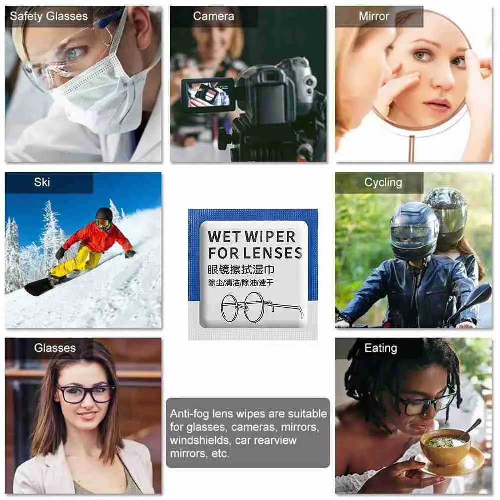 Lens Phone Screen Camera Lens Clean Disposable Wipe Wipe Paper Portable K4H7