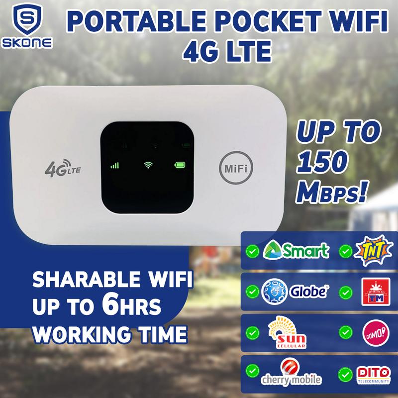 Pocket WiFi Openline 4G LTE Hotspot Router Modem Universal Sim - TikTok ...