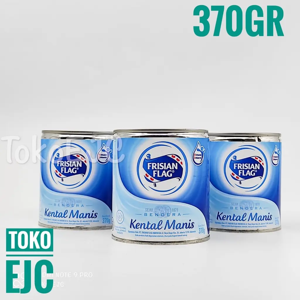 Susu Kental Manis / SKM / Susu Kaleng Frisian Flag Putih 370gr Kaleng
