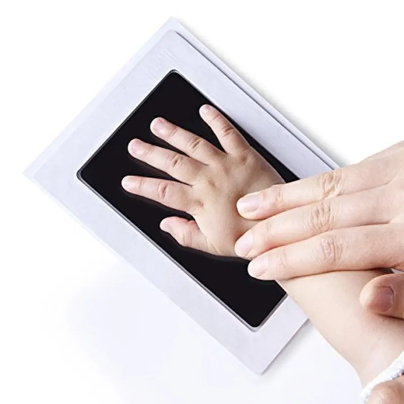 Fujin Newborn Baby Handprint Footprint Photo Frame Kit Non-Toxic Clean for Touch Ink Pad Pet Paw Print Kit Small Size