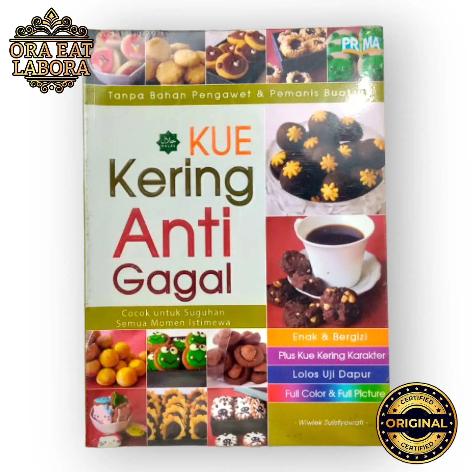 Buku Resep Masakan Original Kue Kering Anti Gagal - Ora Eat Labora