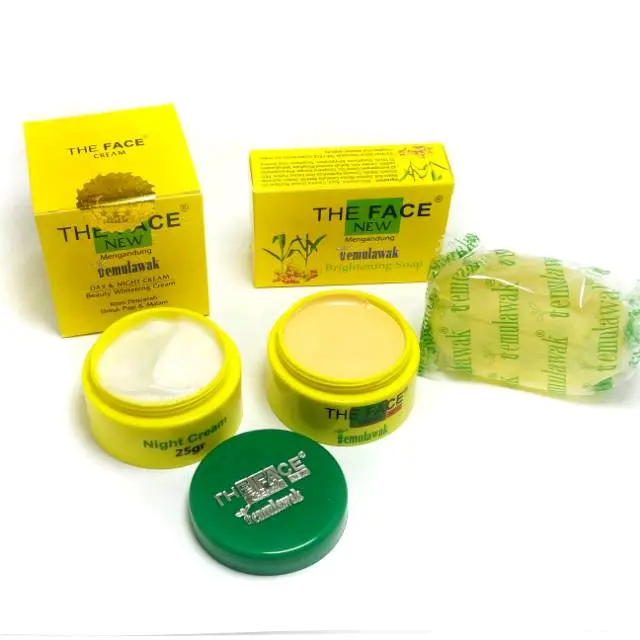 THE FACE TEMULAWAK BPOM ISI 3 original paket wajah