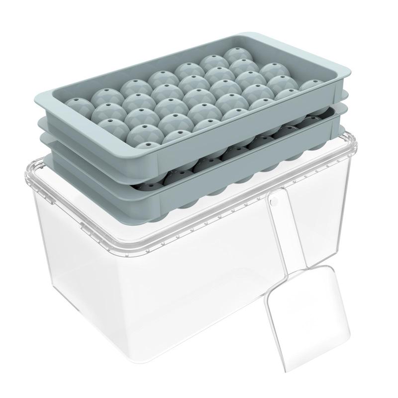 Product Introduction of Multi-grids Ice Cube Tray, Large Capacity Reusable Ice Trays for Freezer, Ice Ball Maker Mold, Kitchen Accessories 7