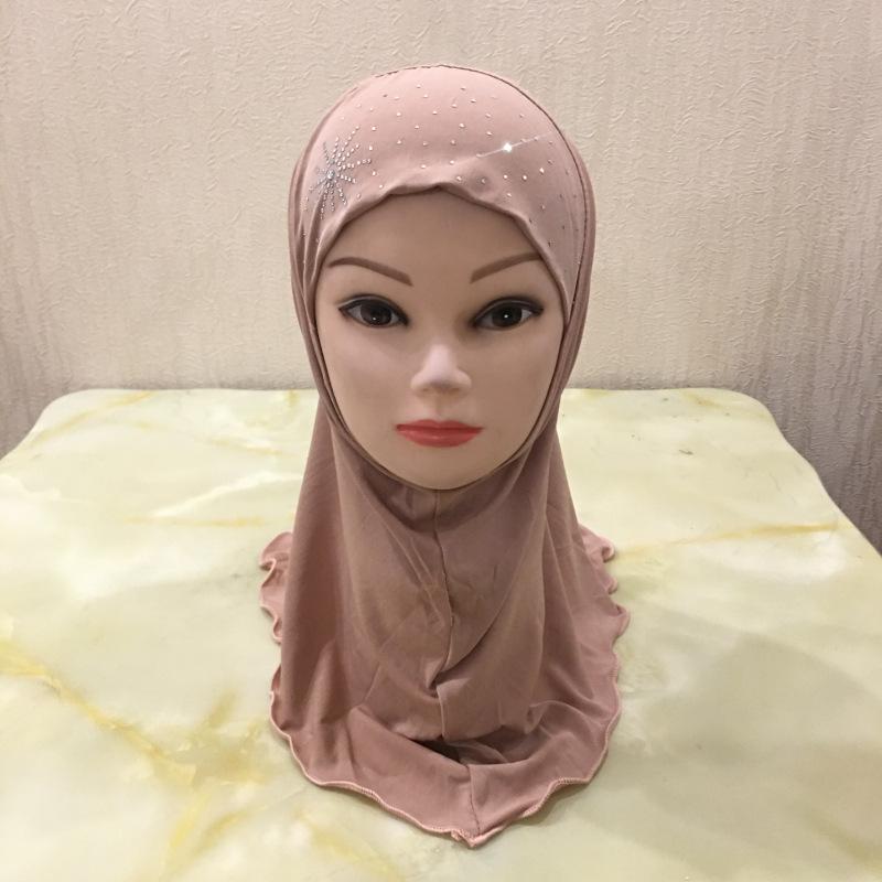 Product Introduction of 2-7 Years Old Girl Crystal Hemp Sun Diamond Tam-O'-Shanter| Detachable Gauze Cap + Three-Piece Design| Kindergarten Daily Wear and Match| Eid Trendy Child Essential selendang  bahu sulam  shawl sahara  shawl selendang 24