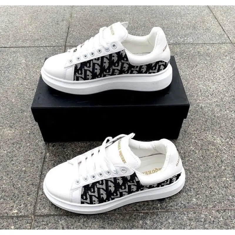 Giày thể thao nam Sneaker Kẻ Chữ. Hàng da pha vải có sẵn