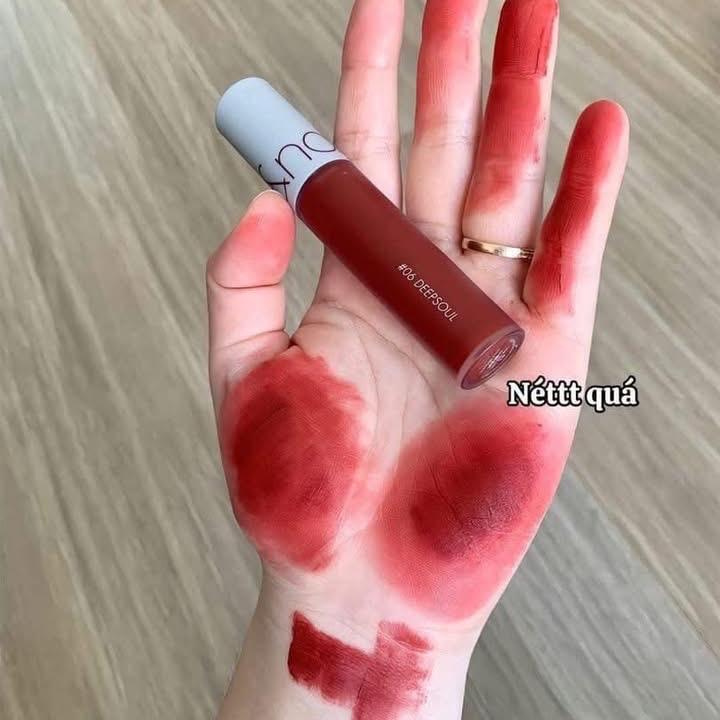 Son kem lì Romand Zero Velvet Tint 06 Deep Soul màu đỏ nâu Son Môi Trang Điểm Cosmetic Mỹ Phẩm