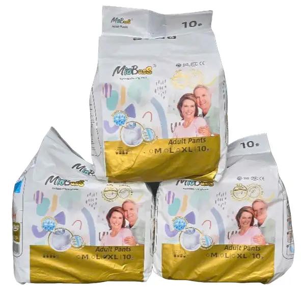  Bỉm quần người già Miobus 30 miếng 40 miếng mềm co giãn thoải mái dễ sử dụng thấm hút tốt tiện lợi 