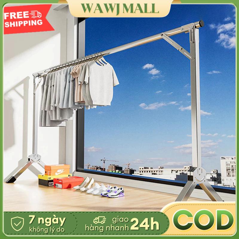 Wawj-13 cây phơi quần áo Gấp gọn giá phơi quần áo Có thể điều Sào Phơi Quần Áo Inox