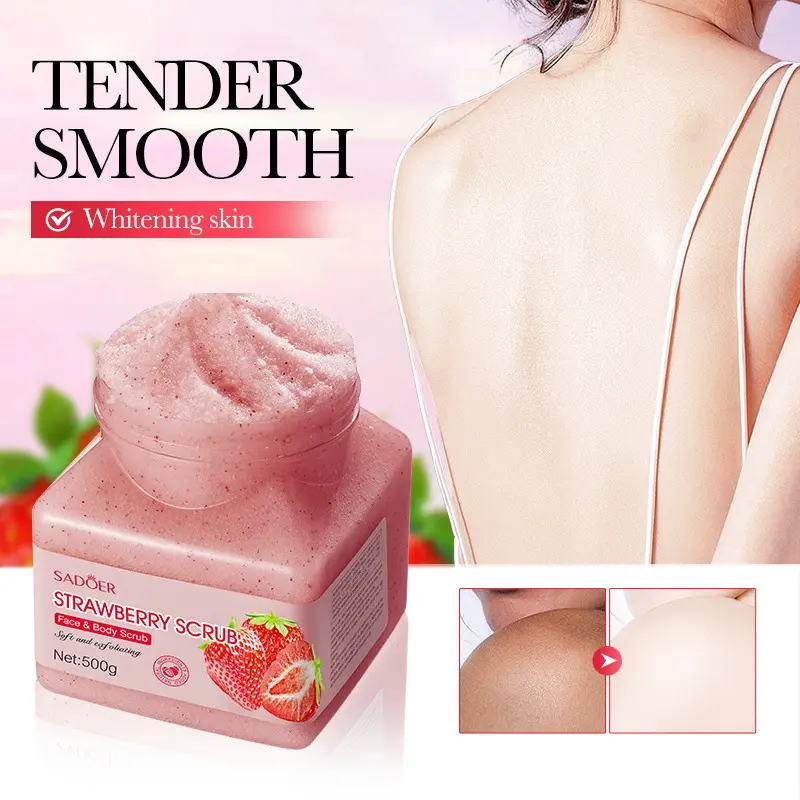 Facial  Sadoer Exfoliating Cleansing Body  Cream Facial  lotion tea scrub