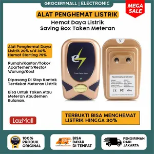 Grocerymall - Alat Penghemat Listrik Power Factor Saver Home - 450 watt/900 watt/1300 watt/2200 watt/ Penghemat Daya Listrik Token Rumah Kost Kontrakan Apartemen Resto Warung Home Electric Saver Daya Hemat 10% Hingga 40%