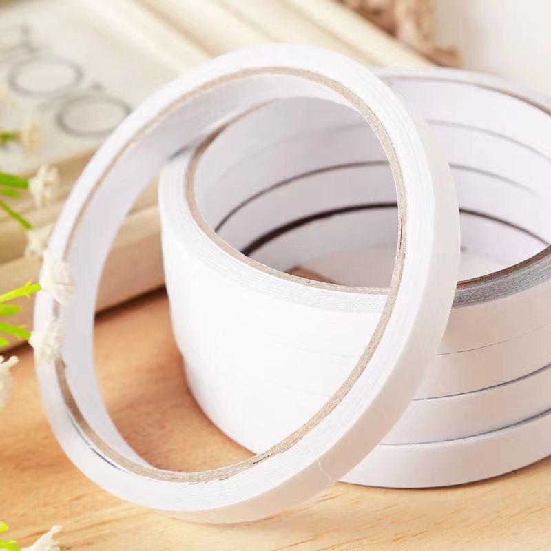 Product Introduction of Para Tu : Double Sided Adhesive Tape High Quality Tear-by-hand Tapes Handwork School Supplies Stationary Strong Adhesion Double Sided Sticky Tape Powerful Doubles Faced Adhesive Party Needs Double Sided Tape 10