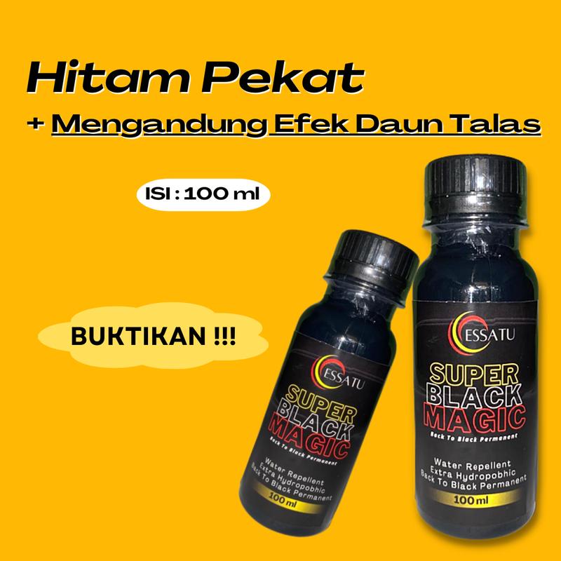 Essatu Penghitam Dashboard Motor dan Mobil Super Black Magic 100 ML 2