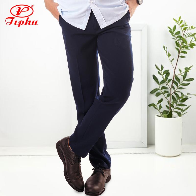 Quần tây nam xanh than, ống suông, form truyền thống, không ly, phong cách công sở, big size