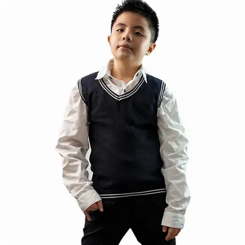 Rompi vest rajut anak size XL-2XL-3XL (4-8 Tahun)/Rompi Anak Sekolah