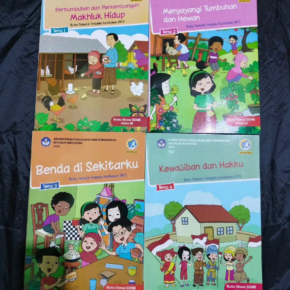 buku paket tematik kelas 3 tema 1234 KURIKULUM 2013
