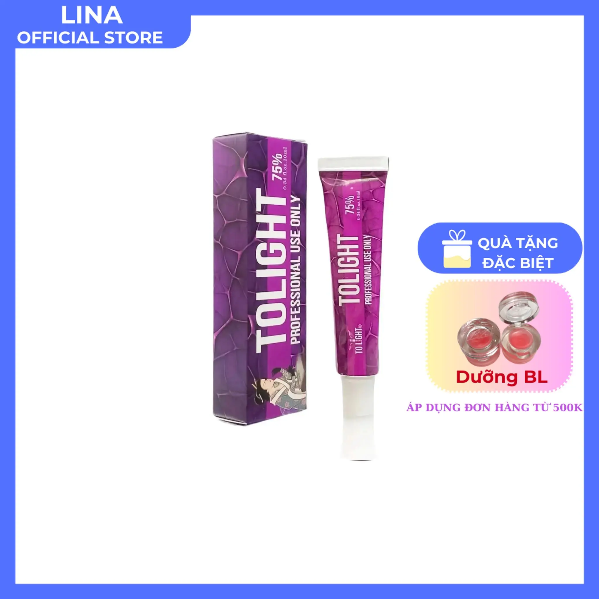 Kem Tê Tolight Tím Ủ Môi, Chân Mày Dịu Êm 10g - Kem Dưỡng Da Nữ - Women Cho Bé
