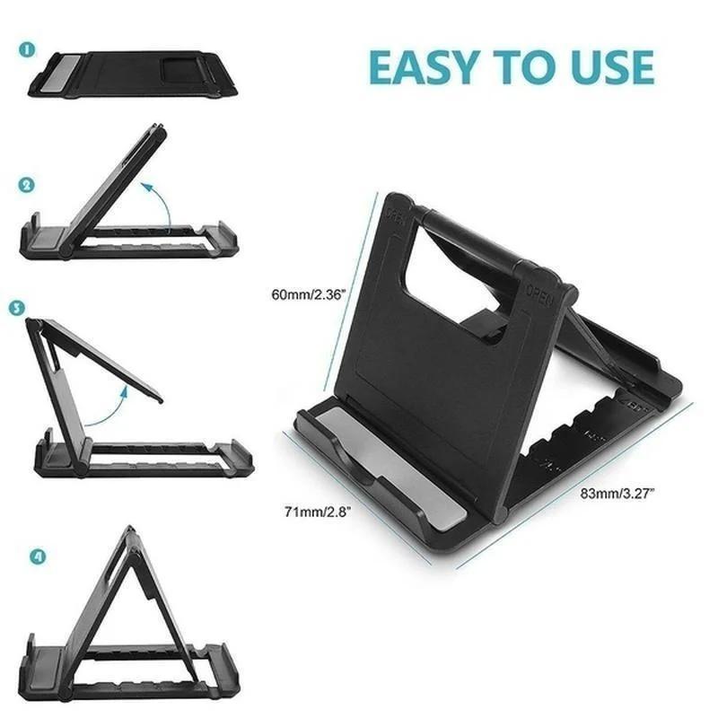 Foldable Tablet & Phone Holder, 1 Count Adjustable Desktop Tablet & Phone Stand, Lightweight Tablet & Phone Holder for Home Office, Tools And Gadgets 4