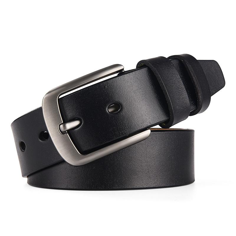 Thắt lưng nam da bò nguyên tấm khóa cài khuy NL leather bảo hành 12 tháng full hộp đựng