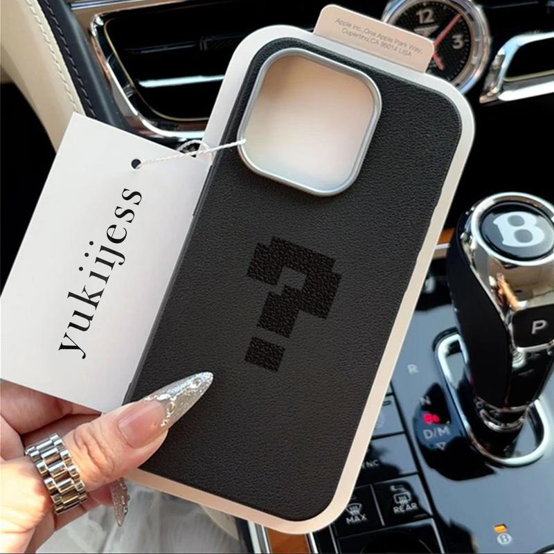 Product Introduction of yukiijess Case For Lychee Soft Redmi 14C 13 A3 13C A2 A1 Note 13 Pro Note11S 12C 10C 10A 9C 9A Note12Pro 11Pro 10S 9S 9Pro 8 Pro Poco C75 C65 X5 5G X6 X3 NFC X3 Pro M6 Pro Casing Ponsel Tanda Tanya Mosaik Anti Jatuh Silicone Cover 10