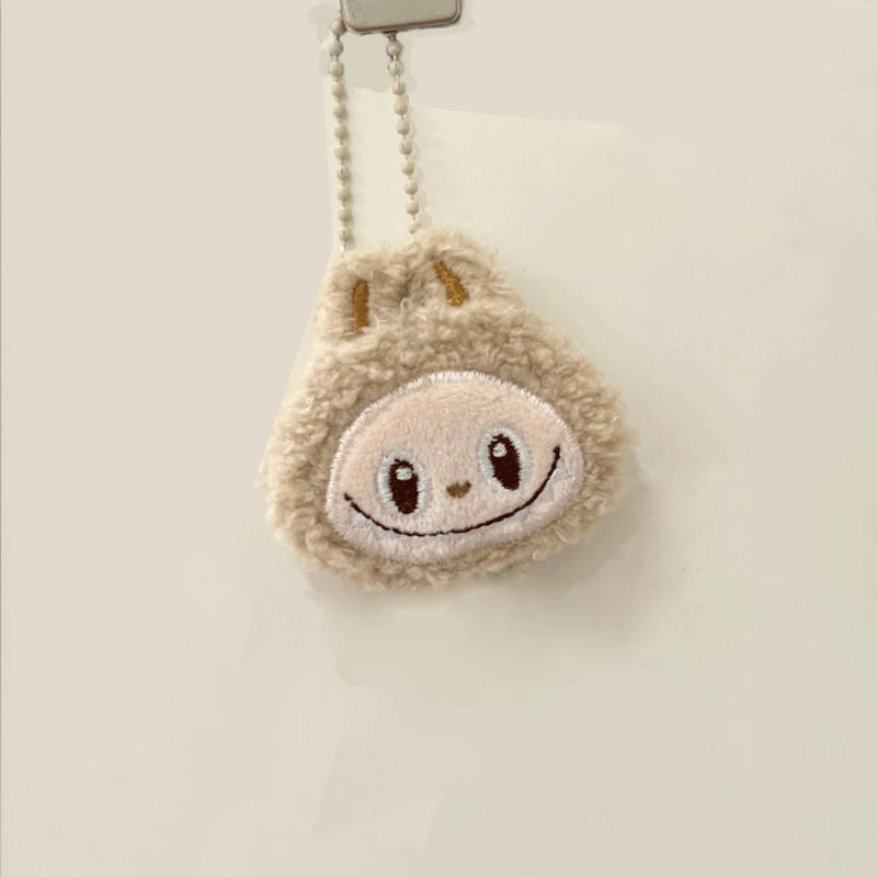 Product Introduction of COD plush Cute Labubu Doll Keychain Cartoon Curly Hair Plush Labubu Pendant Key Chains Accessories for Car Backpack Decoration Couple Key Chain kawaii anime pendant keyring cute children Girls birthday gift backpack hang Meimeistore18 17
