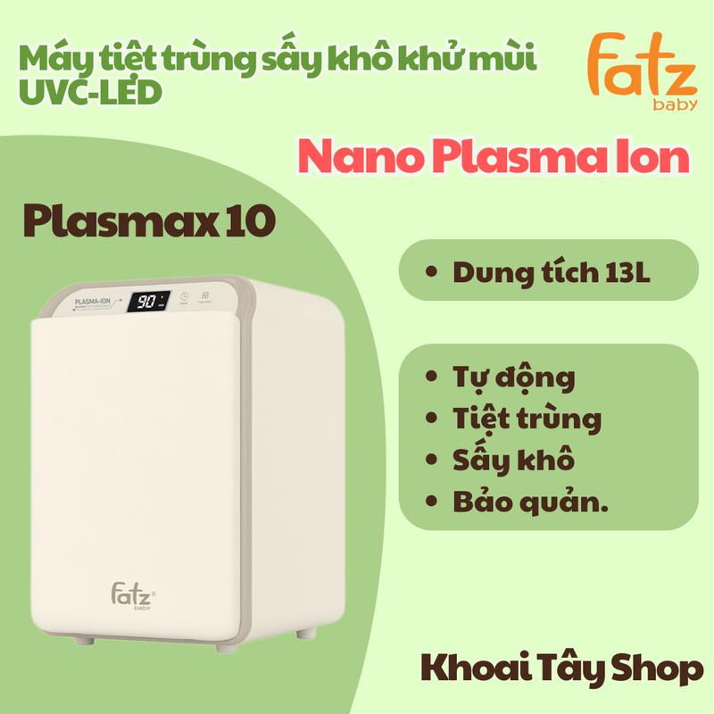 Máy tiệt trùng sấy khô khử mùi UVC-LED công nghệ Nano Plasma Ion PLASMAX 10