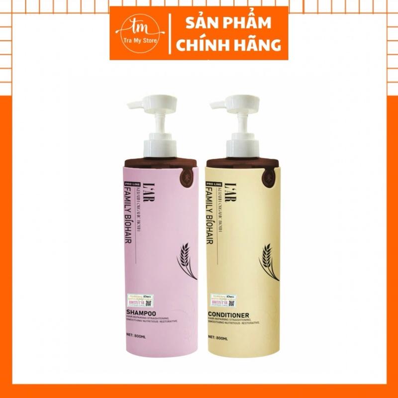 Dầu cặp gội xả biotin lar family biohair 2000ml/cặp