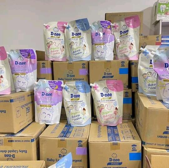 [Combo 2 túi Nước giặt xả 2in1 D-nee Smi)e Booster] mã mới (1400ml/túi) nội địa Thái Lan | tặng kèm túi xả Hygiene 20ml Cho Bé 6