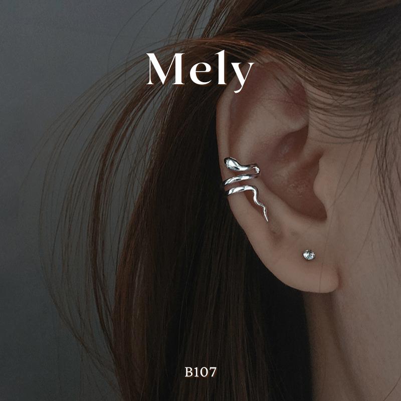 Bông tai kẹp vành tai nữ hình rắn phụ kiện thời trang B107 (1 chiếc)