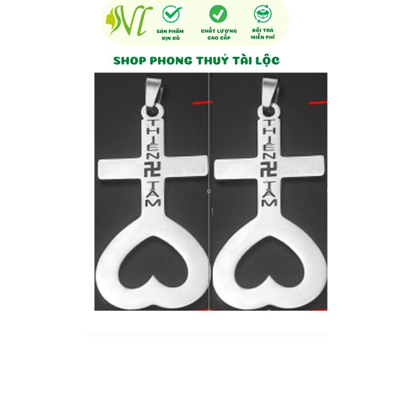 Dây chuyền Thiên Tâm Đạo đẹp không đen không dị ứng xài nước  tốt - Shop Phong Thuỷ Tài Lộc dây chuyền  mặt  dây dấu thiên tâm Trang Sức 5