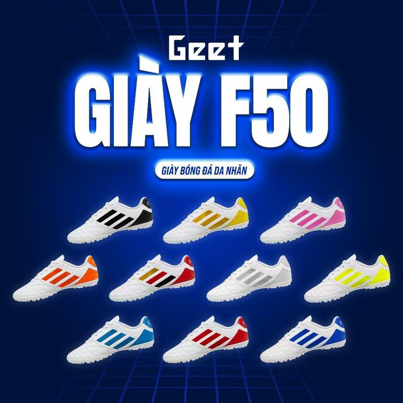 Giày Bóng Đá Geet F50 Chính Hãng size 38-44 Unisex Sneaker Đá Banh