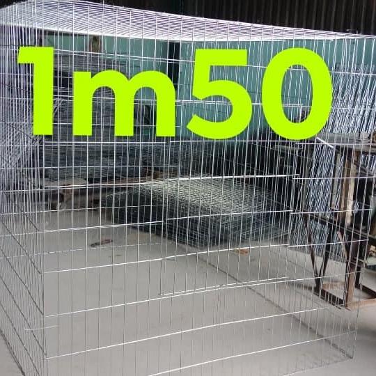Chuồng Gà, Lồng Gà ,kẽm 3.4 ly [1M5X1M5X1M5] [1M2 X1M5X1M5] [1MX1M5X1M5] [Hàng Ráp Sẵn ]Nội Thất Cho Thú Cưng  lòng gà chọi , chuồng ga láp ráp lồng & phụ kiện lồng & phụ kiện lồng & phụ kiện