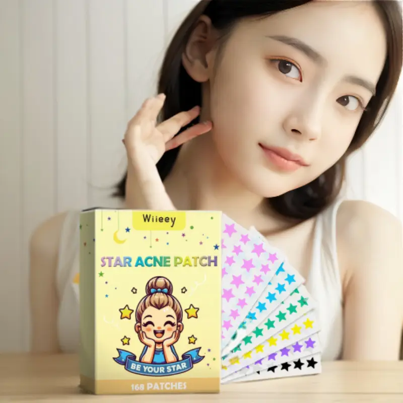 Wiieey 168 PCS Star Acne Patch, Dark Spots, Keep Skin Refreshed